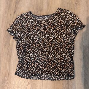 Leopard Print Women's Top